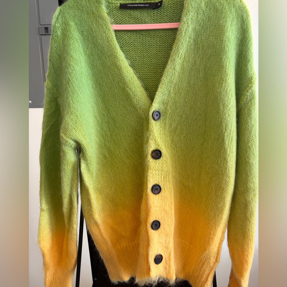 Moving Sale 🌟 Brushed knit mohair- and wool-blend cardigan - Picture 2 of 9